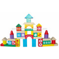 EZ1010 88pcs Enlighten Toy Printed Wooden Color Blocks